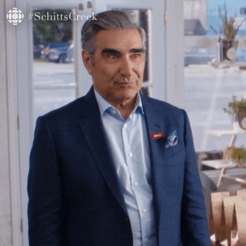 confused schitts creek GIF by CBC