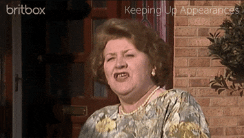 angry keeping up appearances GIF by britbox