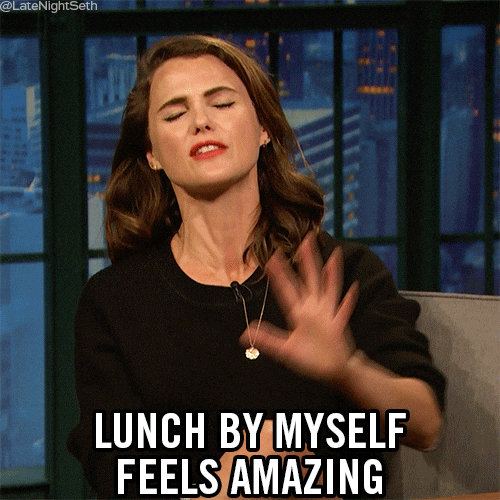 Lunch By Myself Feels Amazing GIFs Get The Best GIF On GIPHY