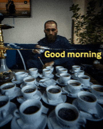 Good Morning Coffee GIF by Gigachad