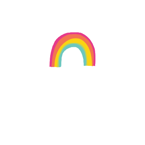 Rainbow Love Sticker by Juegos La Placita