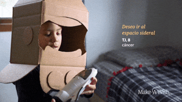 Outer Space Holiday Wishes GIF by Make-A-Wish America