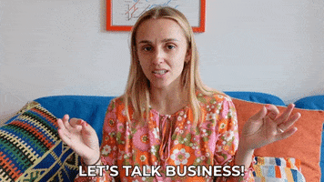 Lets Get Down To Business Work GIF by HannahWitton