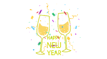 New Year Party Sticker by Goldcar