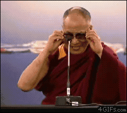 Dalai Lama Glasses GIF