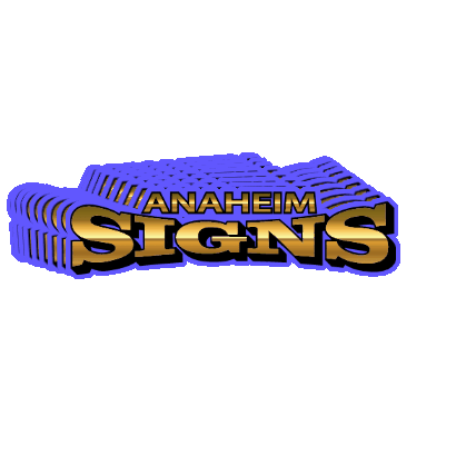 Anaheim Signs Logo Sticker
