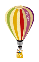 mar hot air balloon Sticker by Catai