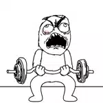 RAGEGUY Work Out Sport GIF GIF