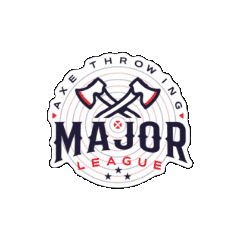 Major League Axe Throwing Sticker