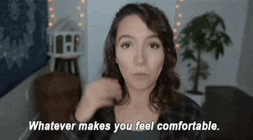 happy comfort GIF by Much