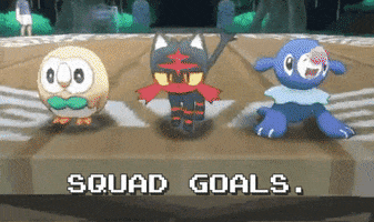 pokemon moon squad goals GIF