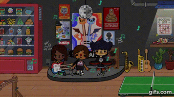 playing music friday GIF by Toca Boca