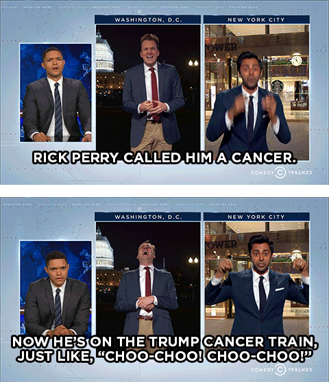 endorse donald trump GIF by The Daily Show with Trevor Noah