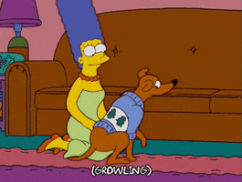 marge simpson sweater GIF
