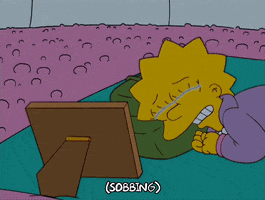 lisa simpson crying GIF