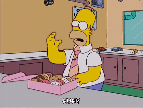 Gif Image Most Wanted Homer Simpson Eating A Donut Gif