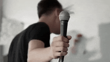 Mic Rocking Out GIF by Topshelf Records