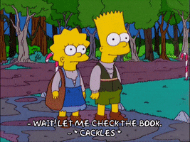 bart simpson witch GIF