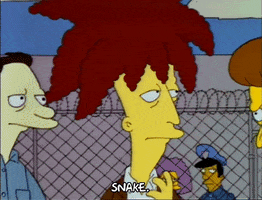 Pushing Season 3 GIF by The Simpsons