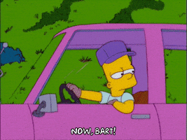 bored bart simpson GIF