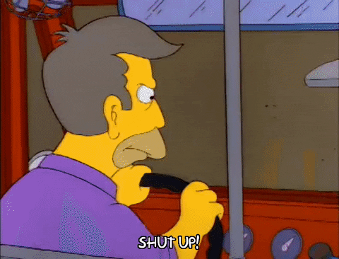 Season 3 Shut Up Gif By The Simpsons Find Share On Giphy