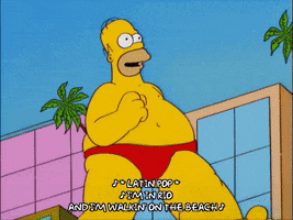 Kuvahaun tulos haulle homer simpson sunbathing