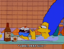 Season 3 Sigh GIF by The Simpsons
