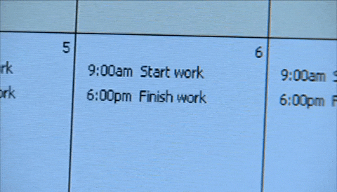 work calendar GIF by The Hills