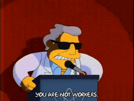 Shouting Season 3 GIF by The Simpsons