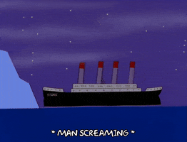 Episode 9 Ship Sinking GIF by The Simpsons