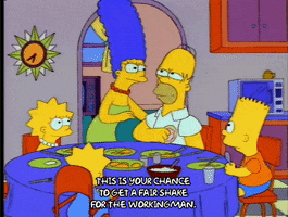 Season 4 Dinner GIF by The Simpsons
