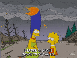 Marge Simpson Storm Gif Find Share On Giphy