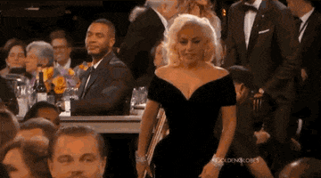 Lady Gaga Awards Shows GIF by Golden Globes