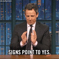 Seth Meyers Yes GIF by Late Night with Seth Meyers