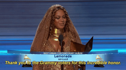 beyonce the grammys GIF by Recording Academy / GRAMMYs