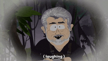 george lucas laughing GIF by South Park 