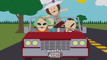 fun driving GIF by South Park 