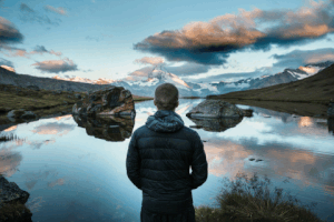 howtothinkpositive man peace thinking clouds GIF