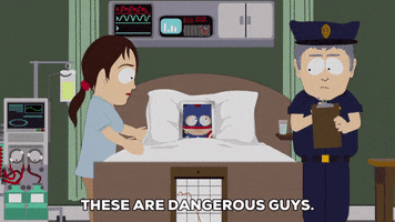 scared captain america GIF by South Park 