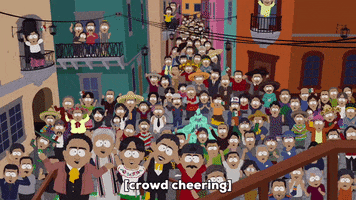 happy group GIF by South Park 