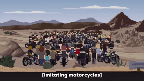 Motorcycles meme gif
