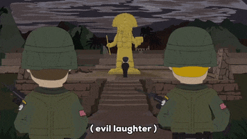 army statue GIF by South Park 