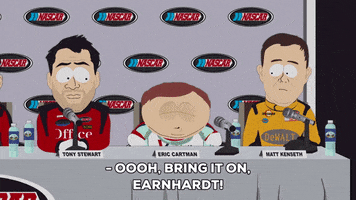 eric cartman nascar GIF by South Park