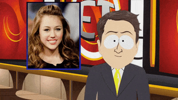 miley cyrus news GIF by South Park 