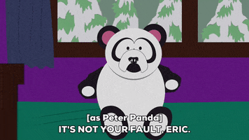 bear panda GIF by South Park 