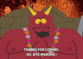 satan greeting GIF by South Park 