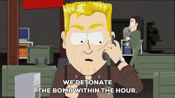 bomb danger GIF by South Park 