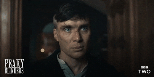 Staring Peaky Blinders GIF by BBC - Find & Share on GIPHY