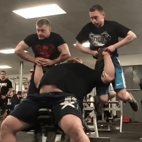 lifting weights gym GIF
