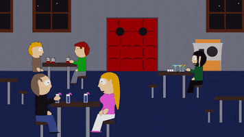 bar sitting GIF by South Park 